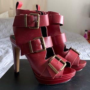 Diesel buckle platform heels size 37